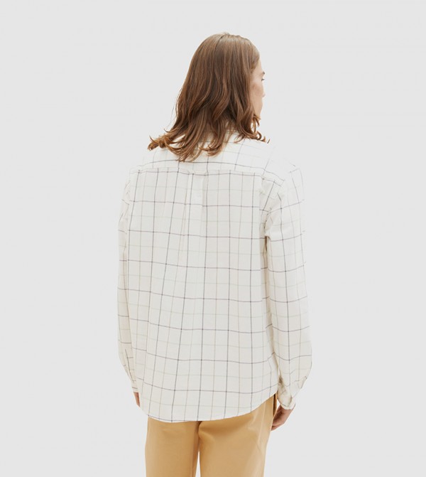 Tom Tailor Tom Tailor - Off White Casual Shirts