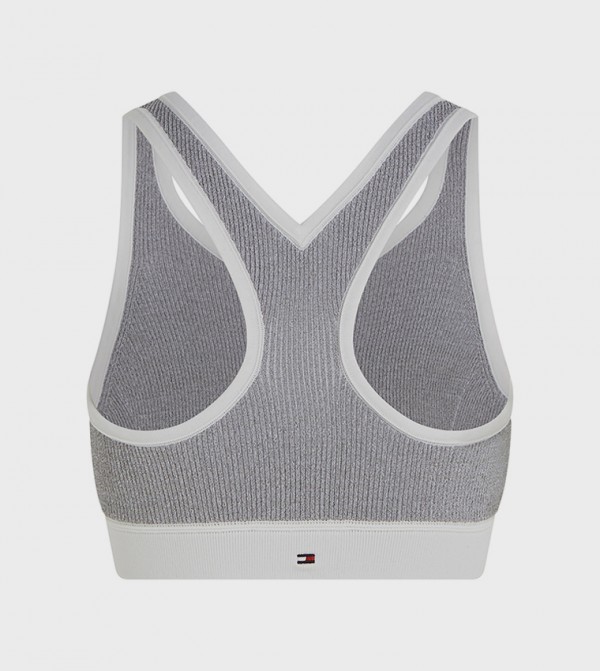 تومي هيلفيغر حمالات الصدر الرياضية - رمادي حمالات الصدر الرياضية