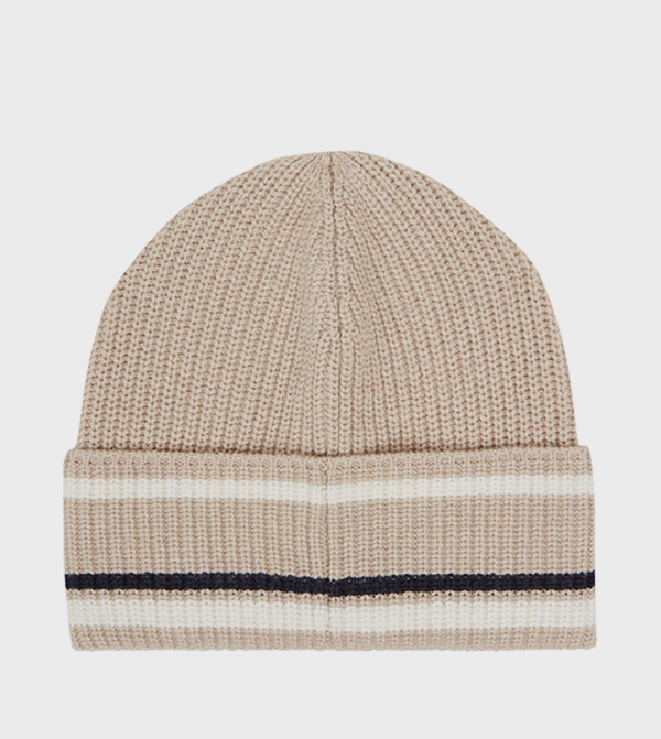 تومي هيلفيغر  كابات وقبعات - بيج Beanies