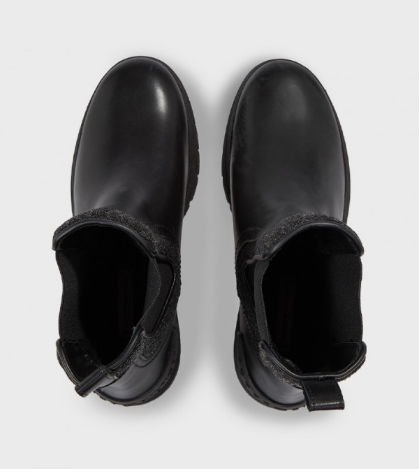 تومي هيلفيغر  - أسود Ankle length Boots
