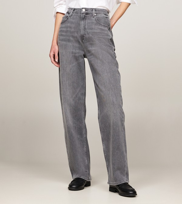Tommy Hilfiger  Clothing - Grey Straight Jeans