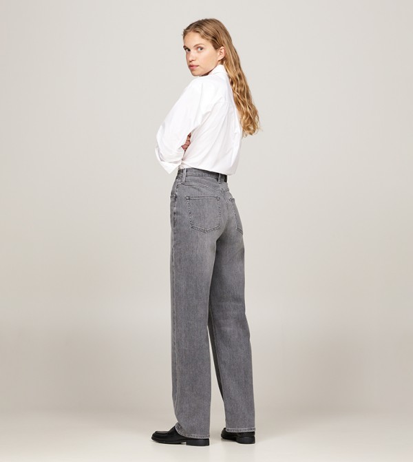 Tommy Hilfiger  Clothing - Grey Straight Jeans