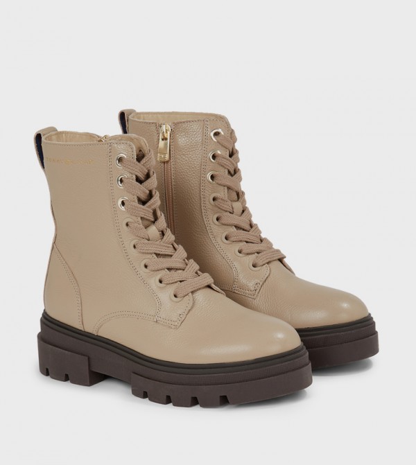 Tommy Hilfiger  Boots - Beige Ankle length Boots