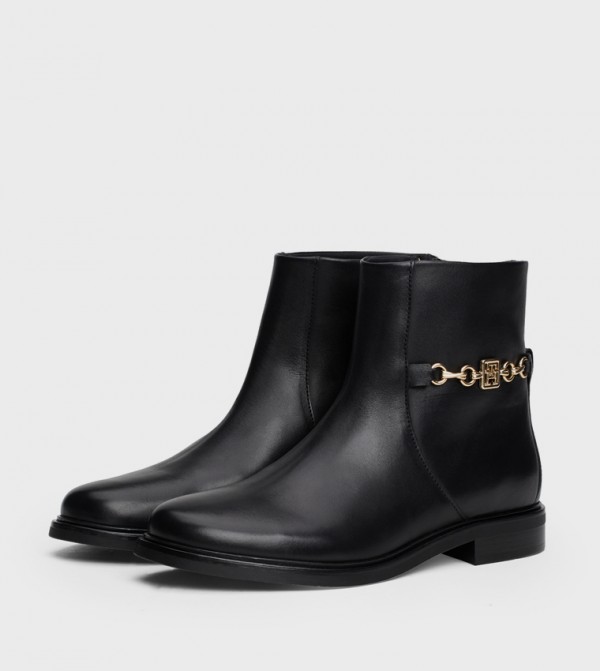 Tommy Hilfiger  Boots - Black Ankle length Boots
