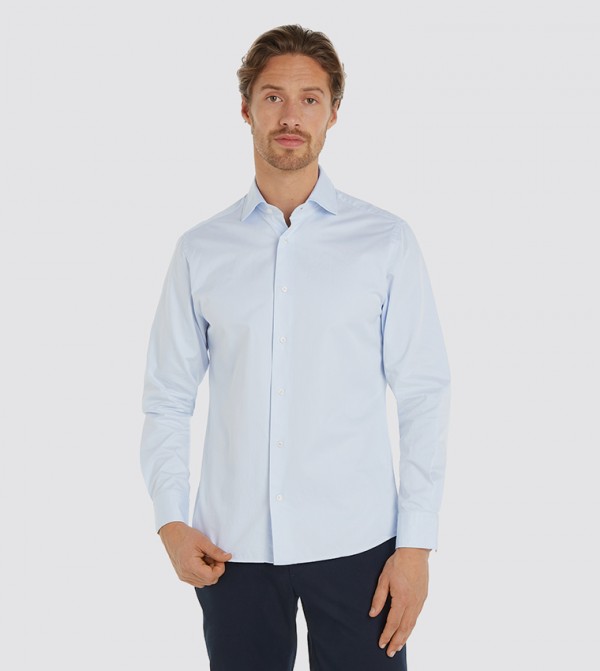 Tommy Hilfiger  Formal Shirts - Light Blue Formal Shirts
