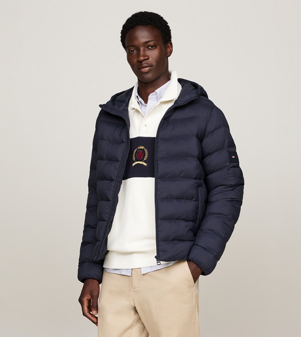 تومي هيلفيغر  ملابس - أزرق Puffer Jackets