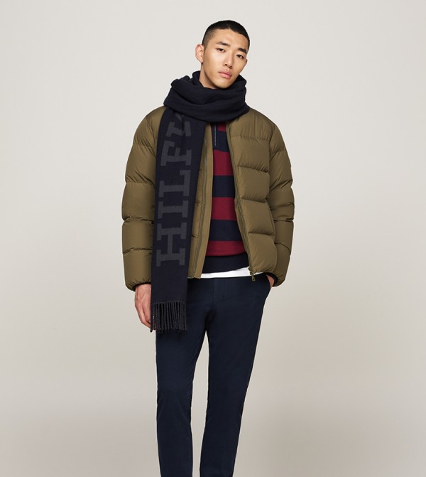Tommy Hilfiger  Scarves - Navy Woollen Scarves