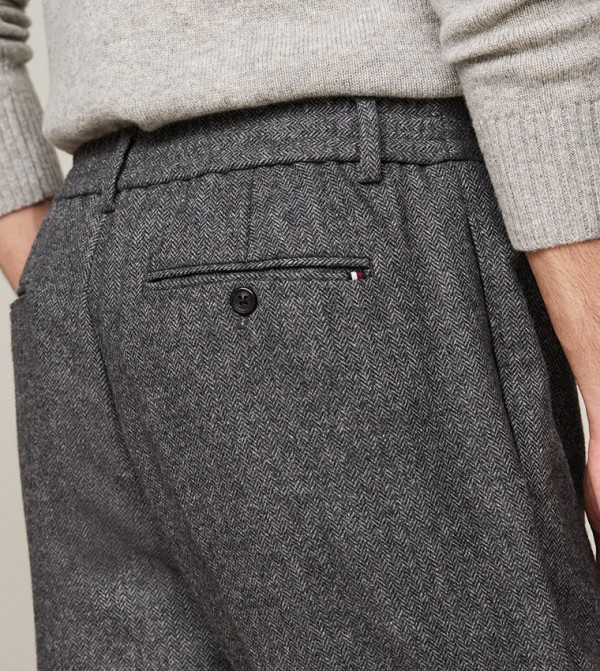 Tommy Hilfiger Tommy Hilfiger - Grey Formal Pants