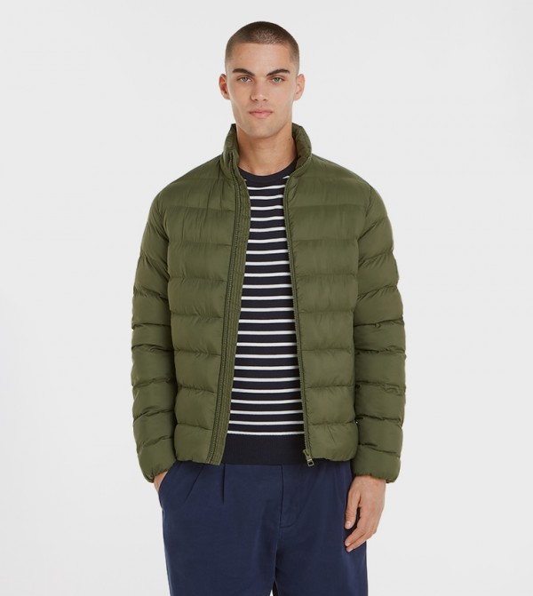 تومي هيلفيغر  جاكيتات و معاطف - زيتي  Puffer Jackets