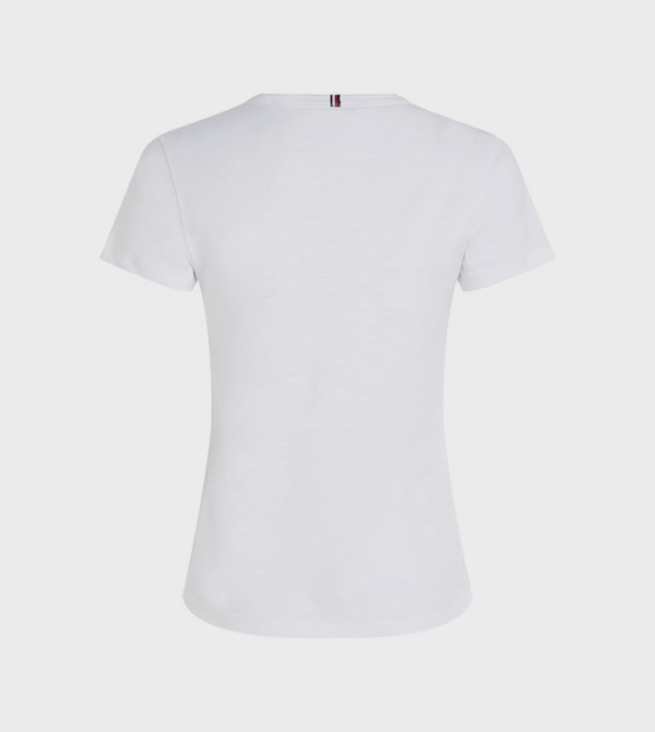 Tommy Hilfiger Tommy Hilfiger - White Casual T-Shirts
