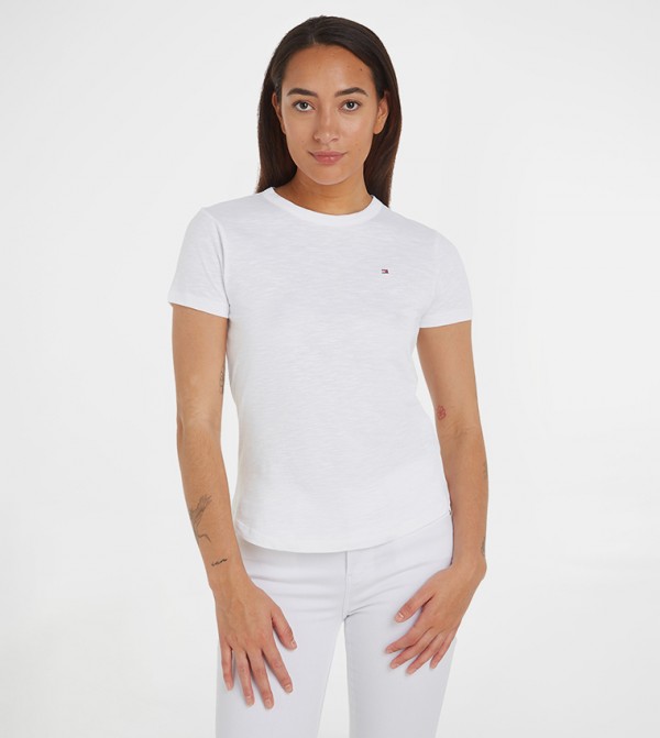 Tommy Hilfiger Tommy Hilfiger - White Casual T-Shirts