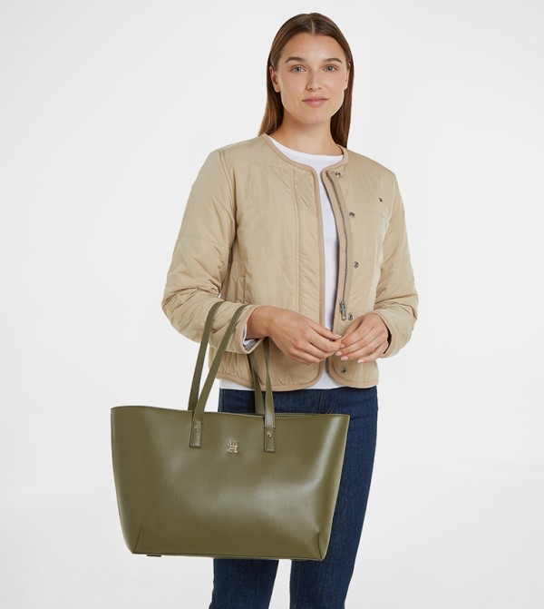 Tommy Hilfiger  - Olive Tote Bags