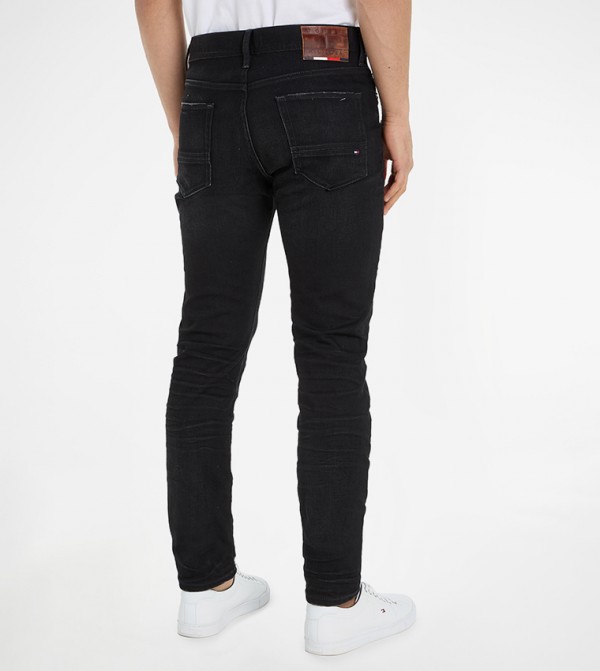 تومي هيلفيغر  بناطيل جينز - أسود Slim Jeans