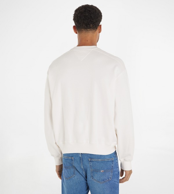 Tommy Jeans  Hoodies & Sweatshirts - White Sweatshirts