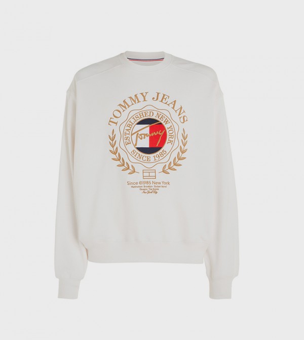 Tommy Jeans  Hoodies & Sweatshirts - White Sweatshirts