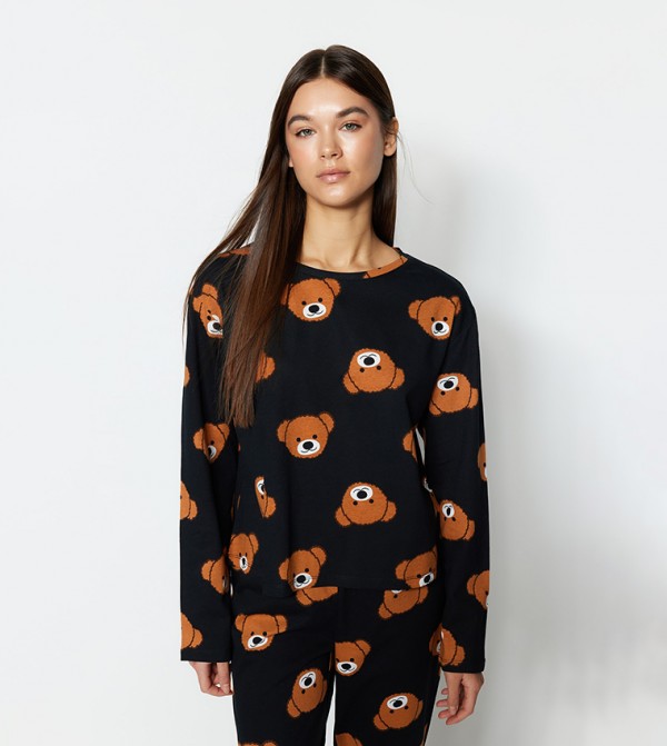 Trendyol  Clothing - ANTHRACITE Nightsuits/Pyjama Set