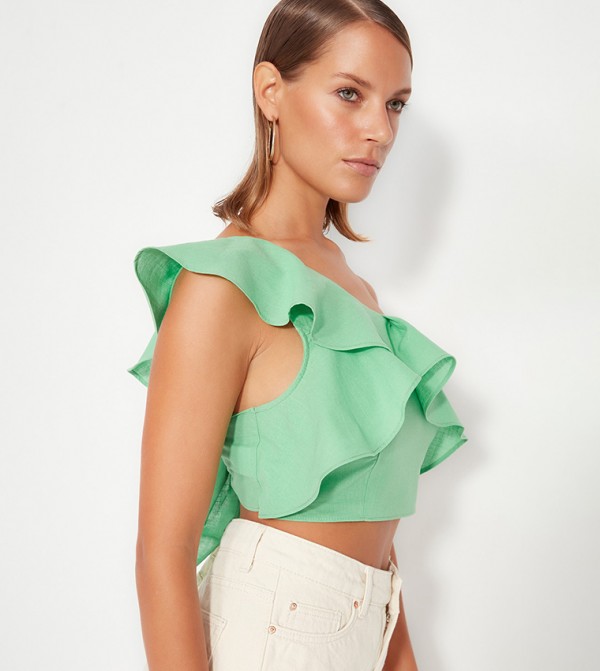 Trendyol Trendyol  - Green Tops & Blouses