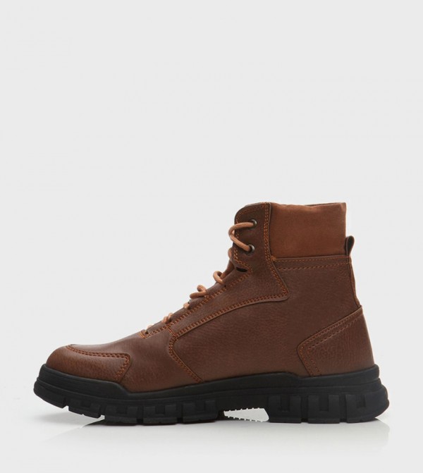 يايا باي هوتيش - اوتليت - بني Lace up Boots