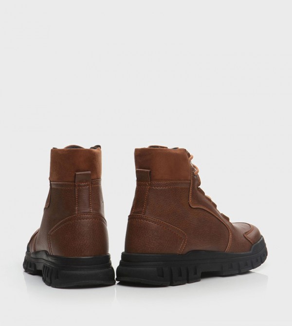 يايا باي هوتيش - اوتليت - بني Lace up Boots