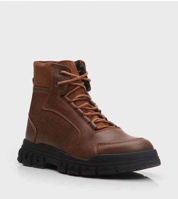 يايا باي هوتيش - اوتليت - بني Lace up Boots