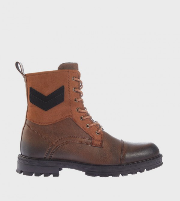 يايا باي هوتيش - اوتليت - بني Lace up Boots