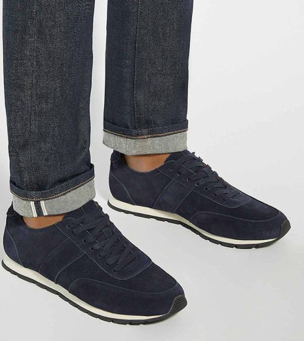Dune London  Low Top - Navy Low Top