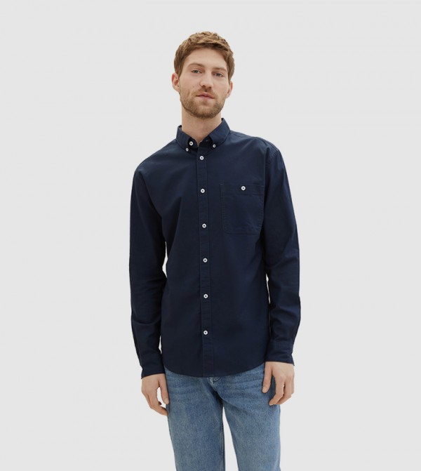 Tom Tailor Tom Tailor - Navy Casual Shirts