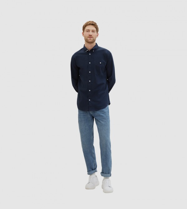 Tom Tailor Tom Tailor - Navy Casual Shirts