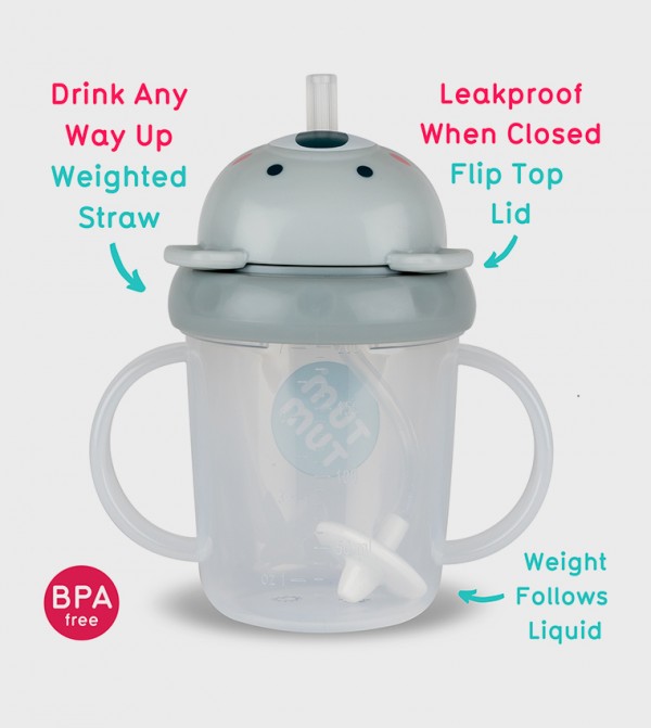 TUM TUM  - Grey Sippers & Cups