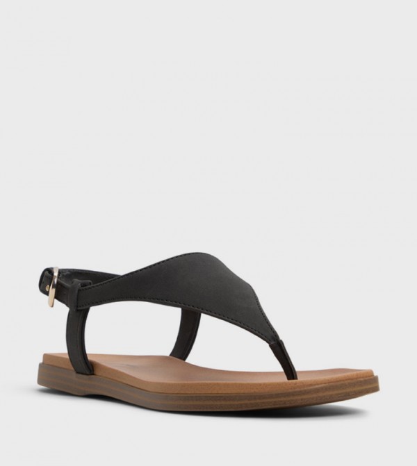 Call it Spring  Shoes - Black Flat Sandals