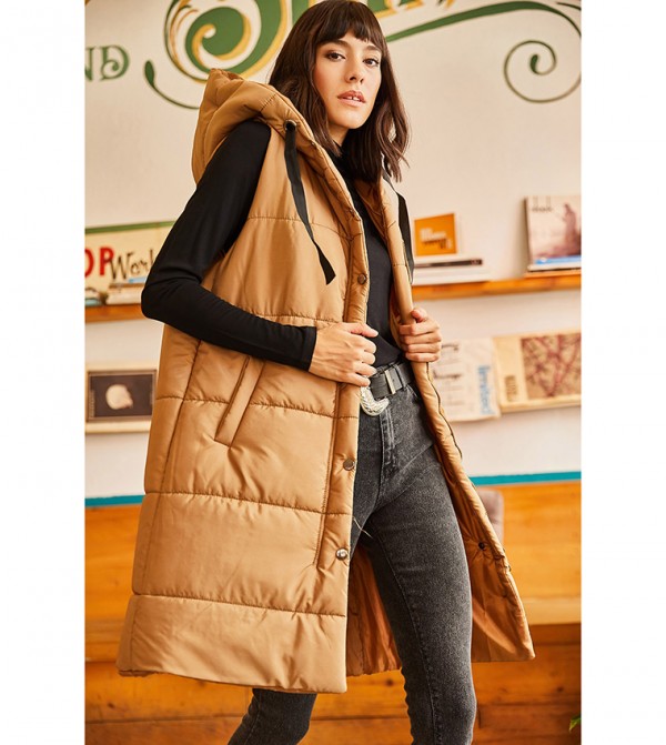 Olalook  - Brown Puffer & Quilted Jackets