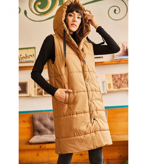 Olalook  - Brown Puffer & Quilted Jackets