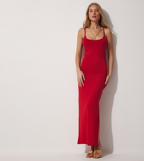 Happiness İstanbul Happiness Istanbul - Red Casual Dresses