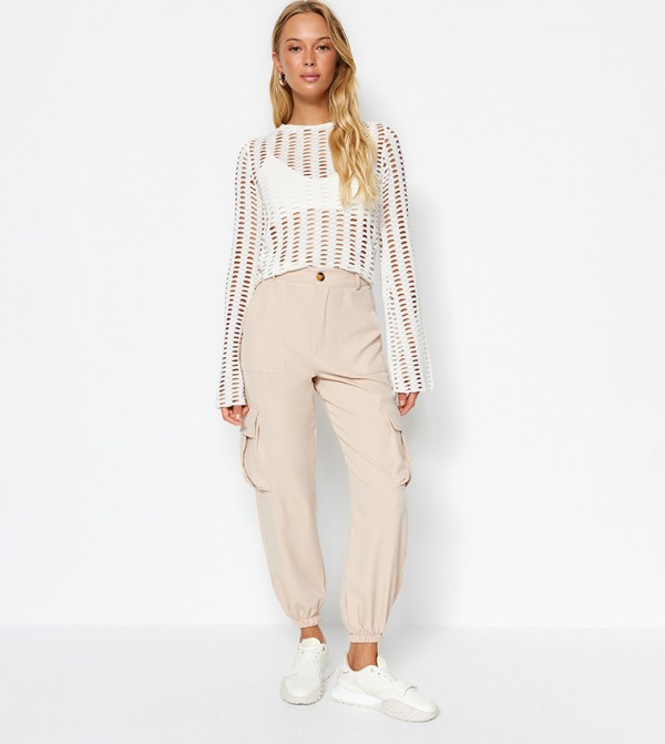 Trendyol Trendyol  - Beige Regular Pants