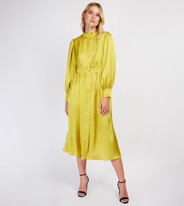 Little Mistress Little Mistress - Yellow Casual Dresses