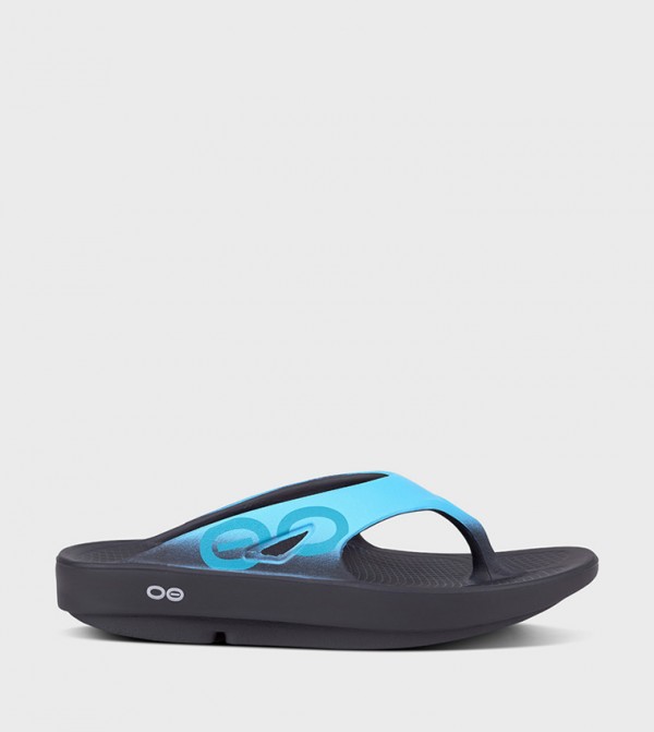 OOFOS  - Blue Flip-Flops