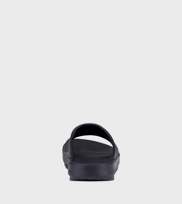 OOFOS  - Black Slides