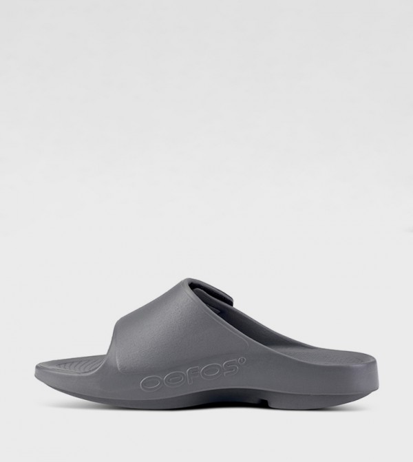OOFOS  - Grey Slides