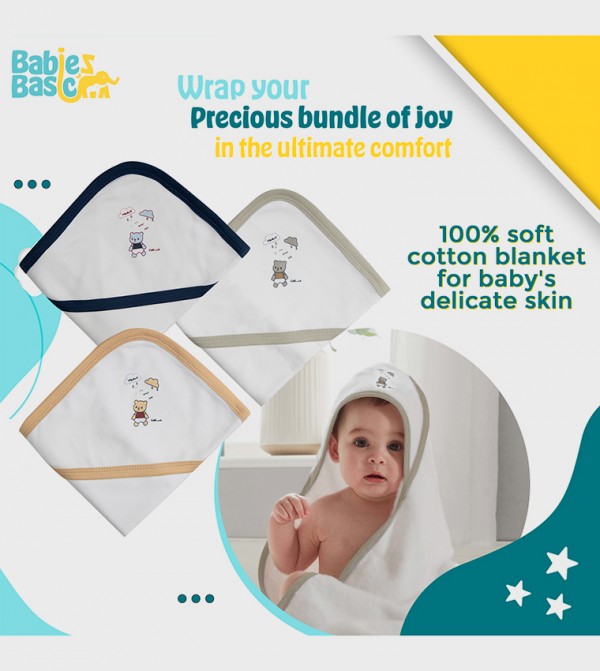 Babies Basic  - White Blankets, Quilts & Wraps