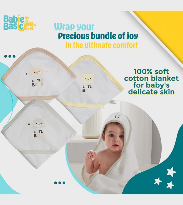 Babies Basic  - White Blankets, Quilts & Wraps