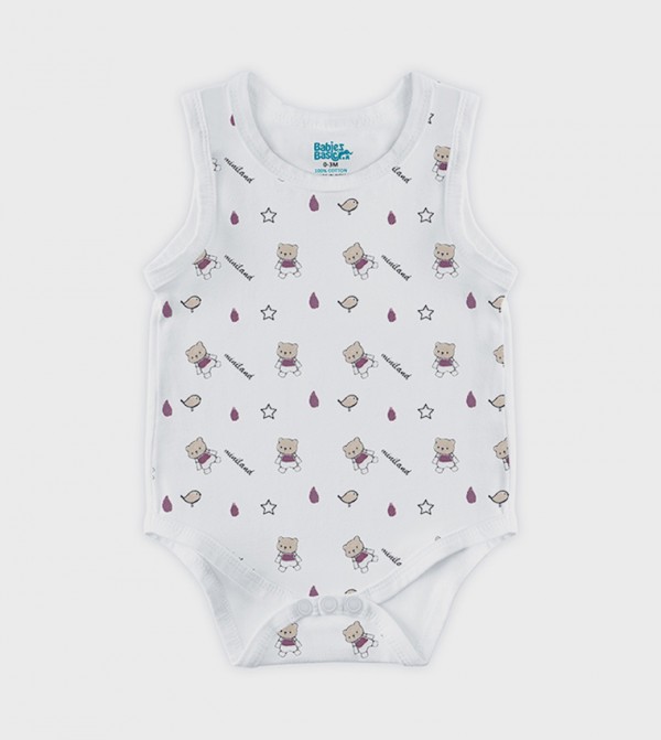 Babies Basic  - White Bodysuit