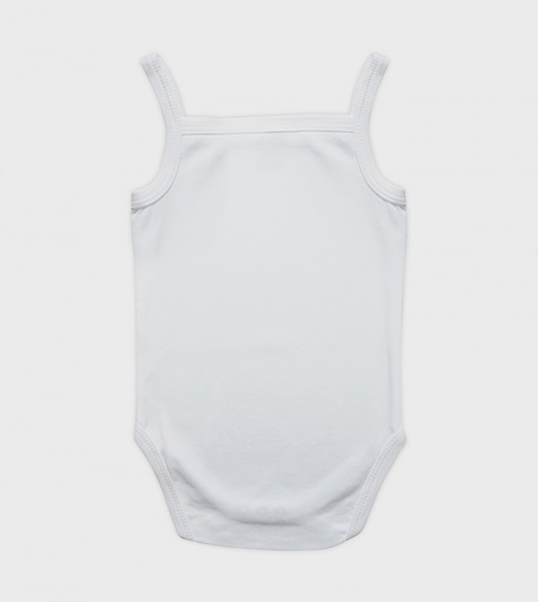 Babies Basic  - White Bodysuit