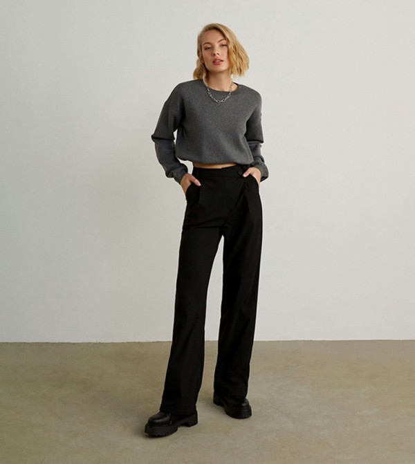 VATKALI  - Black Regular Pants
