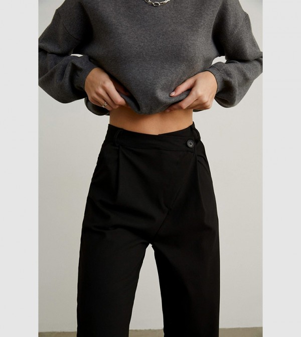VATKALI  - Black Regular Pants