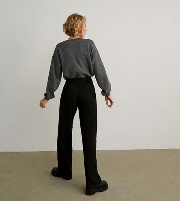 VATKALI  - Black Regular Pants