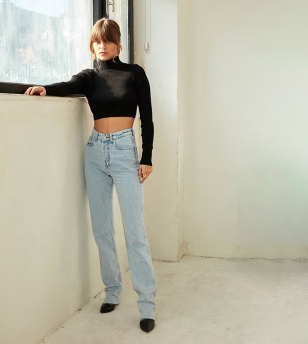 فاتكالي فاتكالي - أزرق Straight Jeans