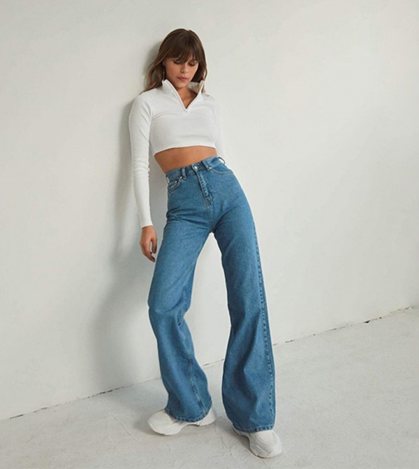 VATKALI  - Blue Wide Leg