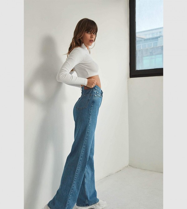 VATKALI  - Blue Wide Leg