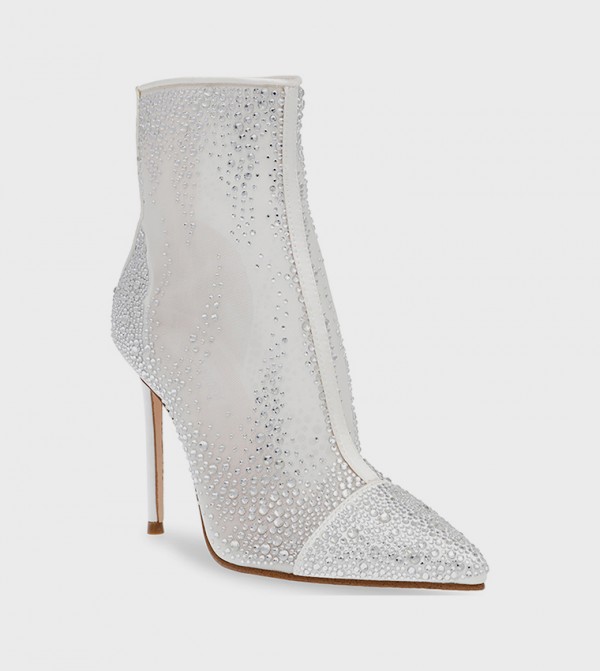 Steve Madden  Boots - White Ankle length Boots