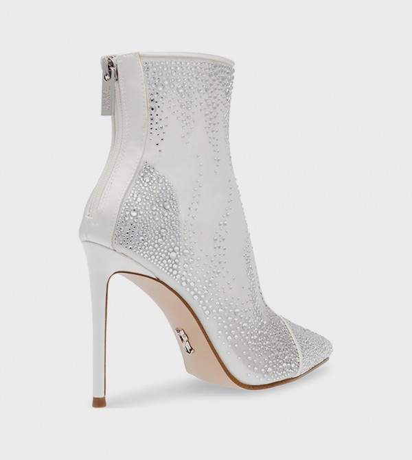 Steve Madden  Boots - White Ankle length Boots